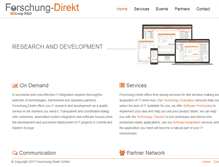 Tablet Screenshot of forschung-direkt.eu